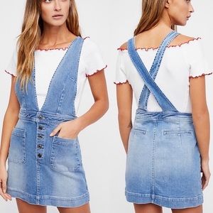 Free People Old School Love Jumper Overall mini 6